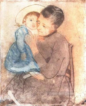 Baby Bill mothers children Mary Cassatt Oil Paintings